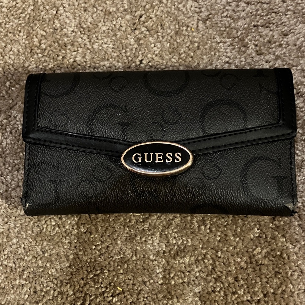 Guess Black Logo Women's Wallet